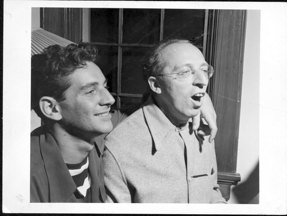 Bernstein and Copland, 1945